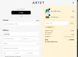 Artet coupon verification screenshot
