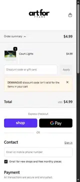 demand.io coupon verification screenshot