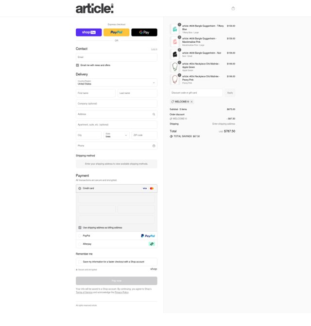 article: checkout page showing article: discount code box | Screenshot taken by SimplyCodes community member on Jul 27, 2025