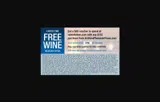 WINE coupon verification screenshot