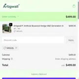MIGUEL coupon verification screenshot