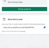 CASADEPOCA coupon verification screenshot