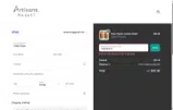 Artisana Market coupon verification screenshot