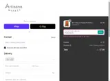 Artisana Market coupon verification screenshot