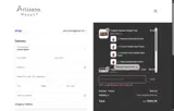 Artisana Market coupon verification screenshot