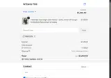 Artisan Hub coupon verification screenshot