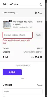 BESTGIFT coupon verification screenshot