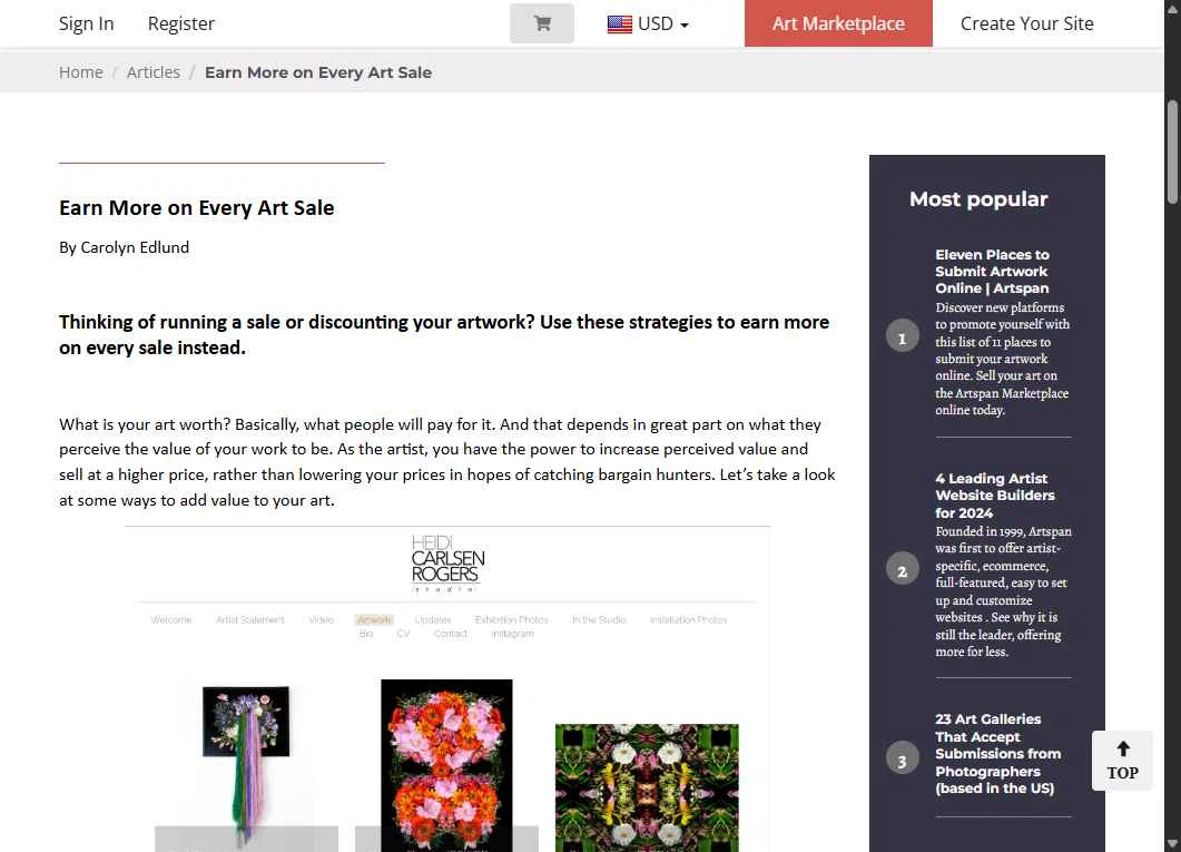 Artspan checkout page showing Artspan promo code box | Screenshot taken by SimplyCodes community member on Dec 7, 2025