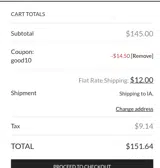 Ascension Peptides coupon verification screenshot
