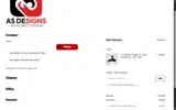 AS Designs coupon verification screenshot