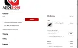 AS Designs coupon verification screenshot