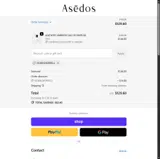 Asēdos coupon verification screenshot