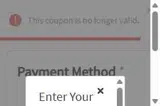Ashley Roads coupon verification screenshot