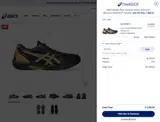 ASICS coupon verification screenshot