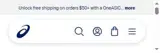 ASICS coupon verification screenshot