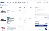 ASICS coupon verification screenshot