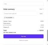 10CLNZG8RW coupon verification screenshot