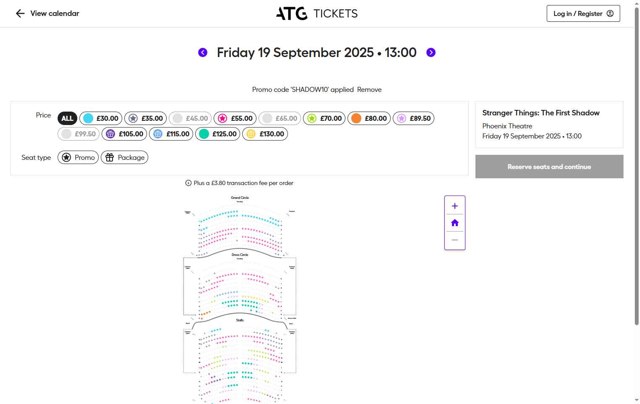 ATG Tickets checkout page showing ATG Tickets discount code box | Screenshot taken by SimplyCodes community member on Sep 3, 2025