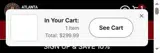 Atlanta United FC coupon verification screenshot