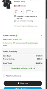 Atlanta United FC coupon verification screenshot