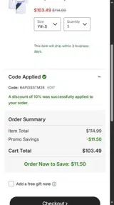 Atlanta United FC coupon verification screenshot