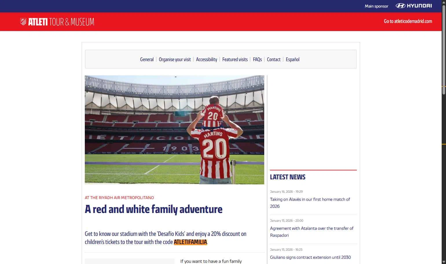 Atletico de Madrid checkout page showing Atletico de Madrid promo code box | Screenshot taken by SimplyCodes community member on Jan 17, 2026