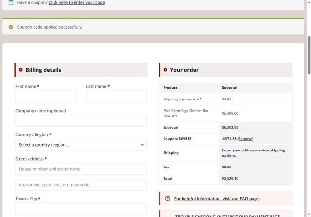 Atomik Labz checkout page showing Atomik Labz discount code box | Screenshot taken by SimplyCodes community member on Aug 28, 2025