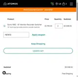 NEW10 coupon verification screenshot