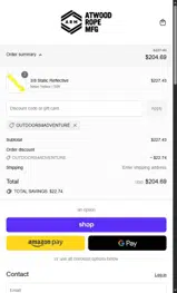 OUTDOORS4ADVENTURE coupon verification screenshot