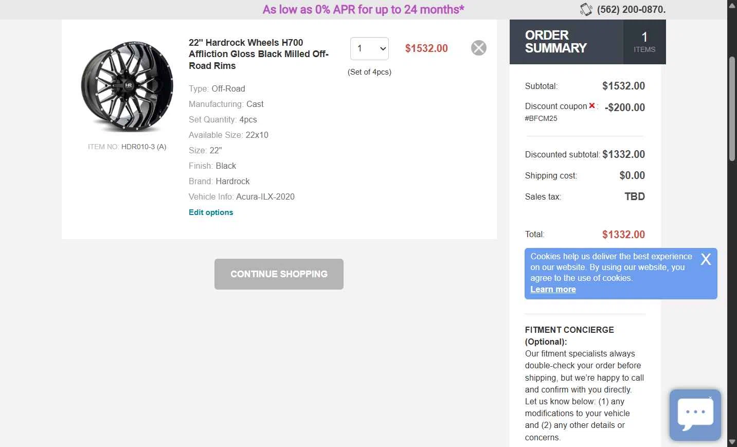 Audiocityusa checkout page showing Audiocityusa discount code box | Screenshot taken by SimplyCodes community member on Nov 15, 2025