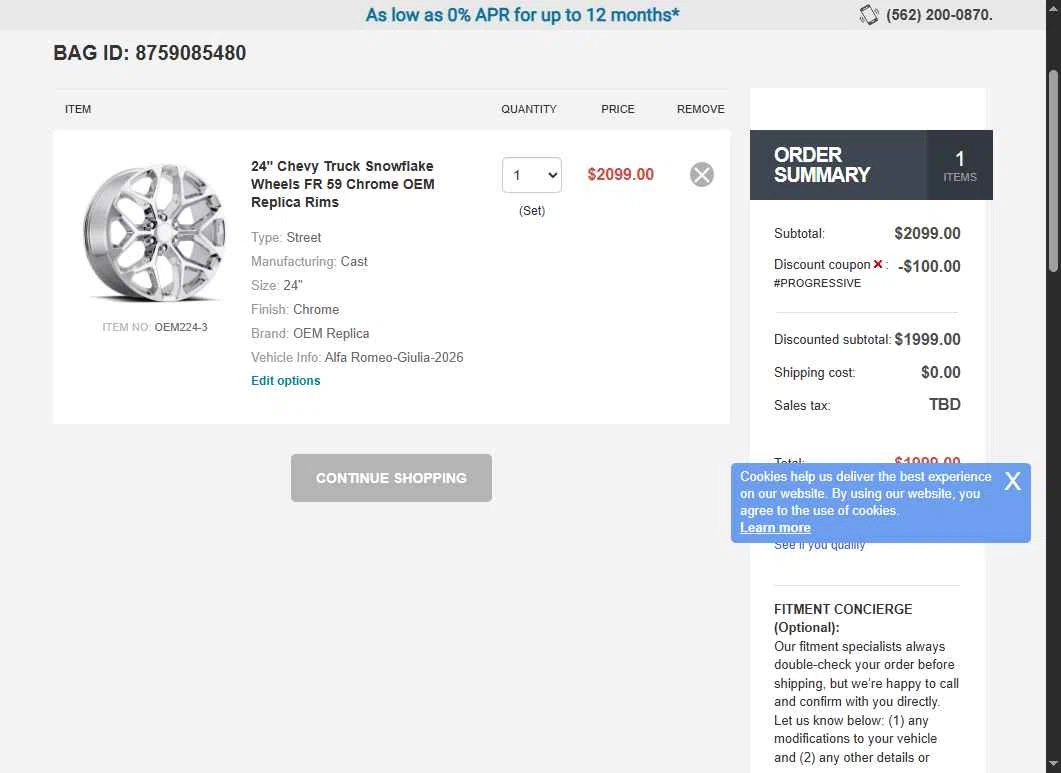 Audiocityusa checkout page showing Audiocityusa discount code box | Screenshot taken by SimplyCodes community member on Jan 27, 2026