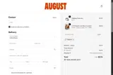 August Club coupon verification screenshot