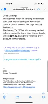 IzzyF15 coupon verification screenshot
