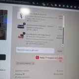 WELCOME10 coupon verification screenshot
