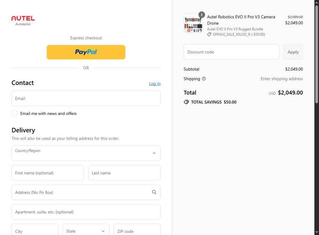 Autelpilot checkout page showing Autelpilot promo code box | Screenshot taken by SimplyCodes community member on Sep 4, 2025