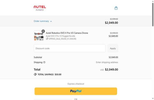 Autelpilot checkout page showing Autelpilot promo code box | Screenshot taken by SimplyCodes community member on Sep 16, 2025