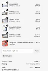 Autel coupon verification screenshot