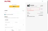 Autel coupon verification screenshot