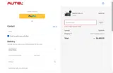 Autel coupon verification screenshot