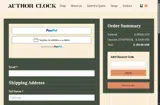 Author Clock coupon verification screenshot