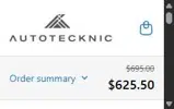 AutoTecknic USA coupon verification screenshot