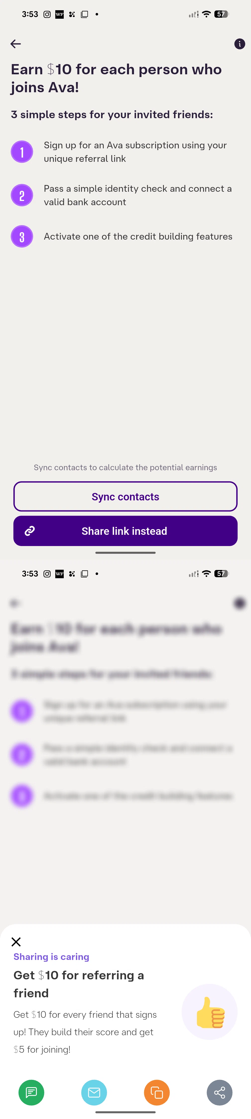 Ava Finance promo code screenshot showing code T3vQrodIqZb applied at Ava Finance checkout page. Uploaded by SimplyCodes community member younoknowme on Jan 6, 2026