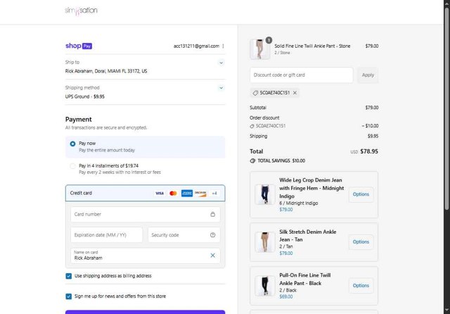Avanti checkout page showing Avanti promo code box | Screenshot taken by SimplyCodes community member on Jul 22, 2025