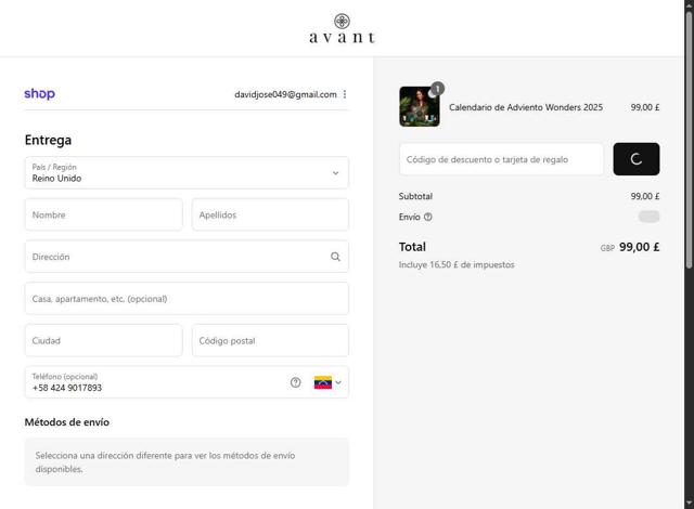 Avant Skincare checkout page showing Avant Skincare promo code box | Screenshot taken by SimplyCodes community member on Sep 5, 2025