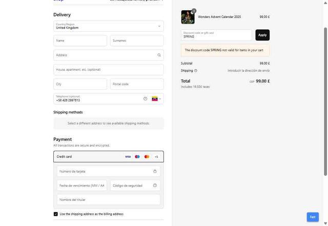 Avant Skincare checkout page showing Avant Skincare promo code box | Screenshot taken by SimplyCodes community member on Sep 14, 2025