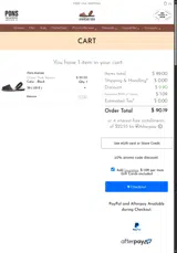 Avarcas USA coupon verification screenshot