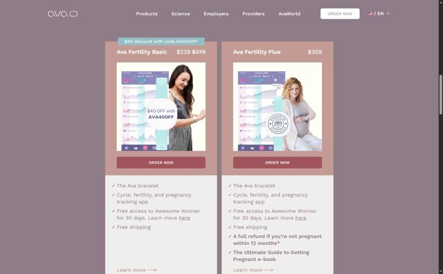 Ava Women checkout page showing Ava Women promo code box | Screenshot taken by SimplyCodes community member on Aug 9, 2025