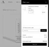 AVYNA COSMETICS coupon verification screenshot