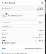 KERRI10 coupon verification screenshot