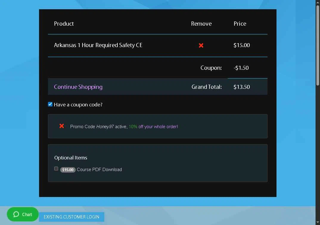 AYPO Real Estate checkout page showing AYPO Real Estate coupon code box | Screenshot taken by SimplyCodes community member on Dec 30, 2025